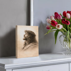 The Crown of Thorns - Wall Art (Beige)