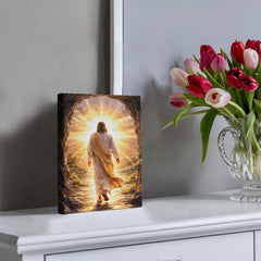 He Is Risen! - Wall Art on Canva (Dark)