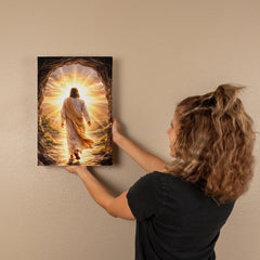 He Is Risen! - Wall Art on Canva (Dark)