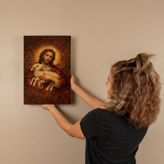 The Lamb of God - Byzantine Wall Art on Canva