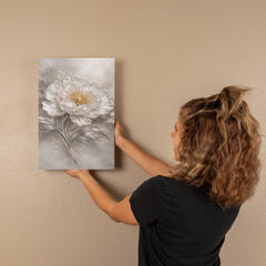 Elegant White Peony - Wall Art on Canva