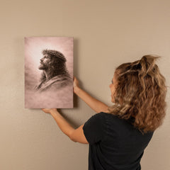 The Crown of Thorns - Wall Art on Canva (Dusty Rose)
