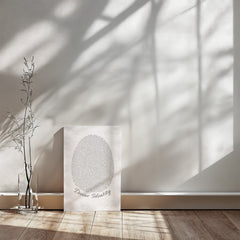 Divine Identity - Wall Art on Canva (Gray)