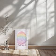 Divine Identity - Wall Art on Canva (Rainbow)