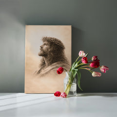 The Crown of Thorns - Wall Art (Beige)