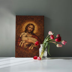 The Lamb of God - Byzantine Wall Art on Canva