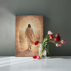 He Is Risen! - Wall Art On Canva (Light)