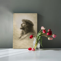 The Crown of Thorns - Wall Art (Olive-Green)
