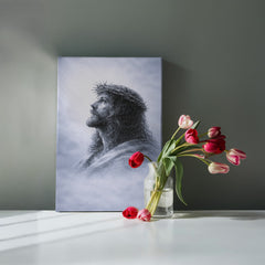 The Crown of Thorns - Wall Art (Blue)