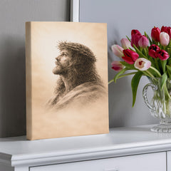 The Crown of Thorns - Wall Art (Beige)