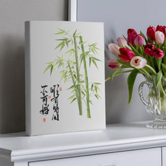 Peace & Tranquility - Wall Art on Canva (Green)