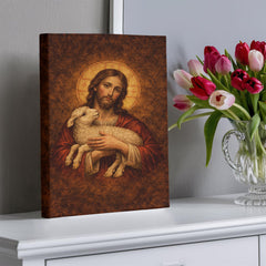 The Lamb of God - Byzantine Wall Art on Canva