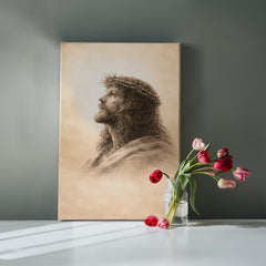 The Crown of Thorns - Wall Art (Beige)
