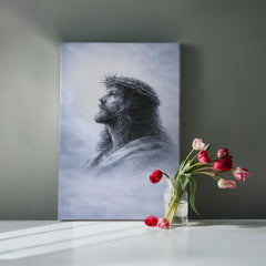 The Crown of Thorns - Wall Art (Blue)