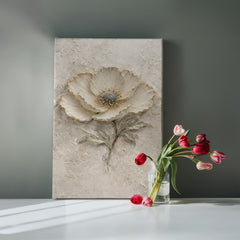 Luxury Neutral Floral  - Wall Art on Canva