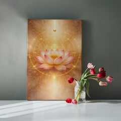 Sacred Lotus - Wall Art on Canva