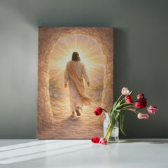 He Is Risen! - Wall Art On Canva (Light)