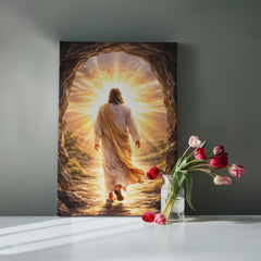 He Is Risen! - Wall Art on Canva (Dark)