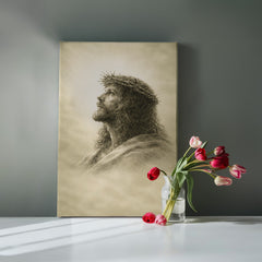 The Crown of Thorns - Wall Art (Olive-Green)