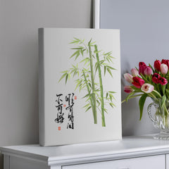 Peace & Tranquility - Wall Art on Canva (Green)