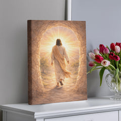 He Is Risen! - Wall Art On Canva (Light)