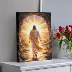 He Is Risen! - Wall Art on Canva (Dark)