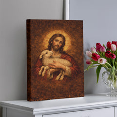 The Lamb of God - Byzantine Wall Art on Canva