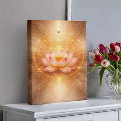 Sacred Lotus - Wall Art on Canva