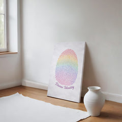 Divine Identity - Wall Art on Canva (Rainbow)