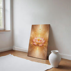 Sacred Lotus - Wall Art on Canva