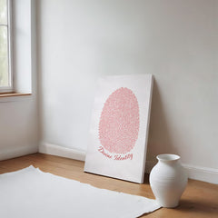 Divine Identity - Wall Art on Canva (Red)