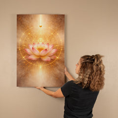 Sacred Lotus - Wall Art on Canva