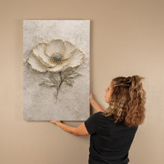 Luxury Neutral Floral  - Wall Art on Canva