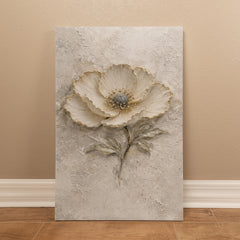 Luxury Neutral Floral  - Wall Art on Canva