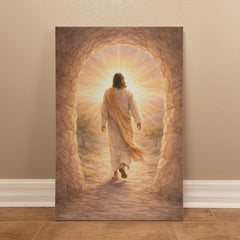 He Is Risen! - Wall Art On Canva (Light)