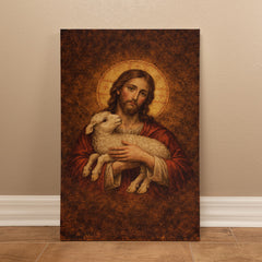 The Lamb of God - Byzantine Wall Art on Canva