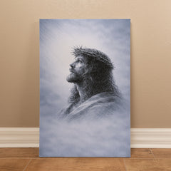 The Crown of Thorns - Wall Art (Blue)