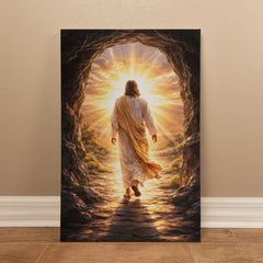 He Is Risen! - Wall Art on Canva (Dark)