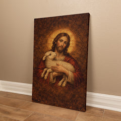 The Lamb of God - Byzantine Wall Art on Canva