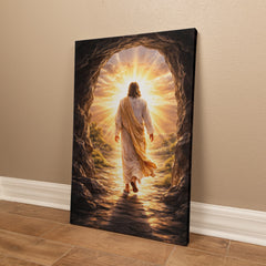 He Is Risen! - Wall Art on Canva (Dark)