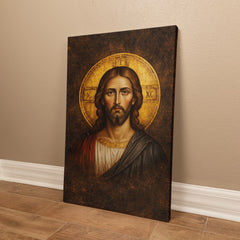 Christ Pantocrator - Byzantine Style Wall Art on Canva