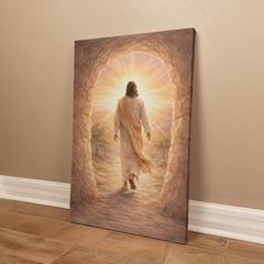 He Is Risen! - Wall Art On Canva (Light)