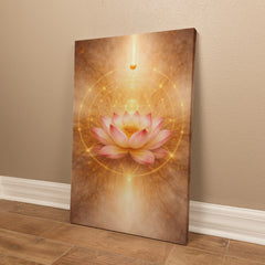 Sacred Lotus - Wall Art on Canva