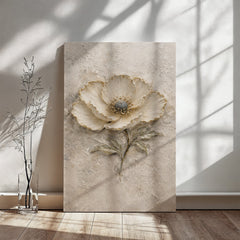 Luxury Neutral Floral  - Wall Art on Canva