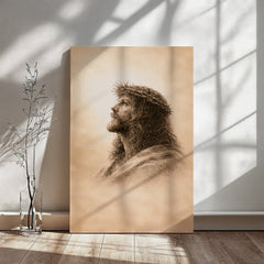 The Crown of Thorns - Wall Art (Beige)