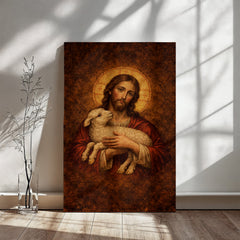 The Lamb of God - Byzantine Wall Art on Canva