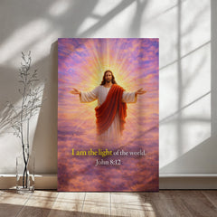 I Am The Light of The World - Wall Art On Canva