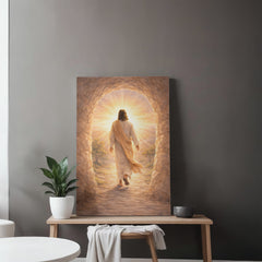 He Is Risen! - Wall Art On Canva (Light)
