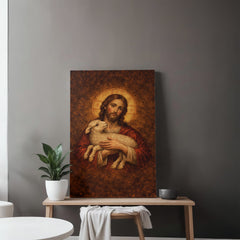 The Lamb of God - Byzantine Wall Art on Canva