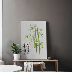 Peace & Tranquility - Wall Art on Canva (Green)